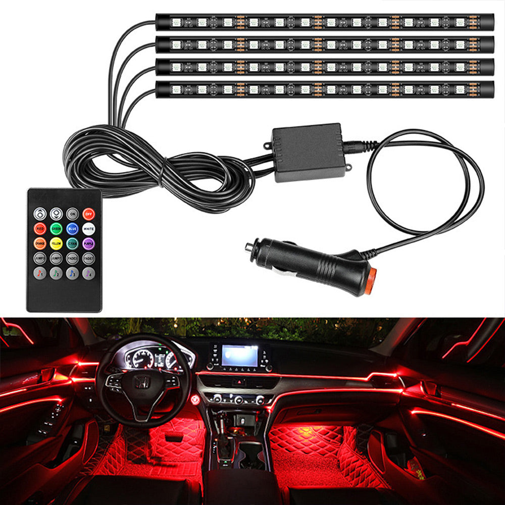 RGB Car Interior LED Ambient Strip Lights | AXLYMARK™