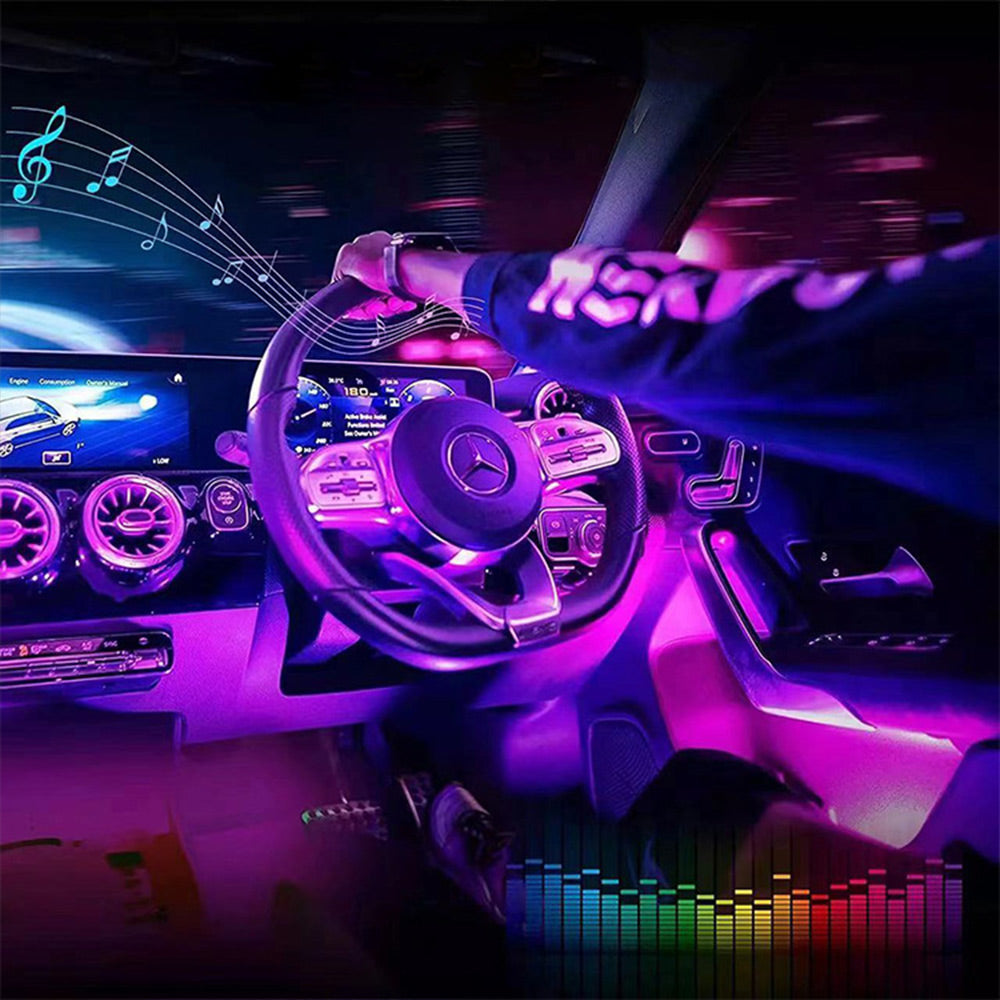 RGB Car Interior LED Ambient Strip Lights | AXLYMARK™