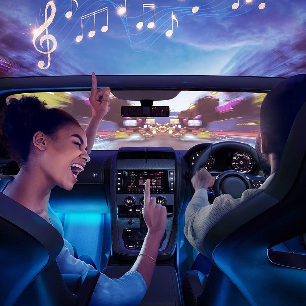 RGB Car Interior LED Ambient Strip Lights | AXLYMARK™