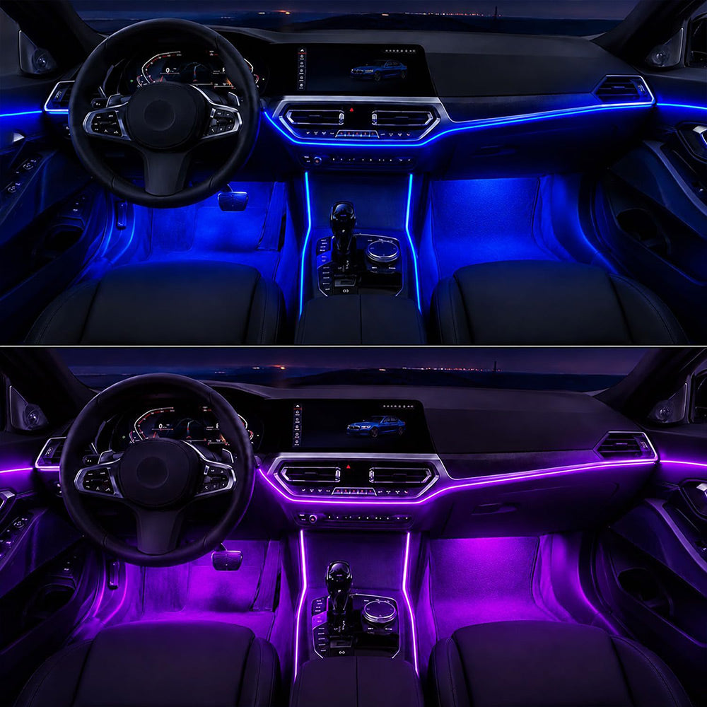 RGB Car Interior LED Ambient Strip Lights | AXLYMARK™