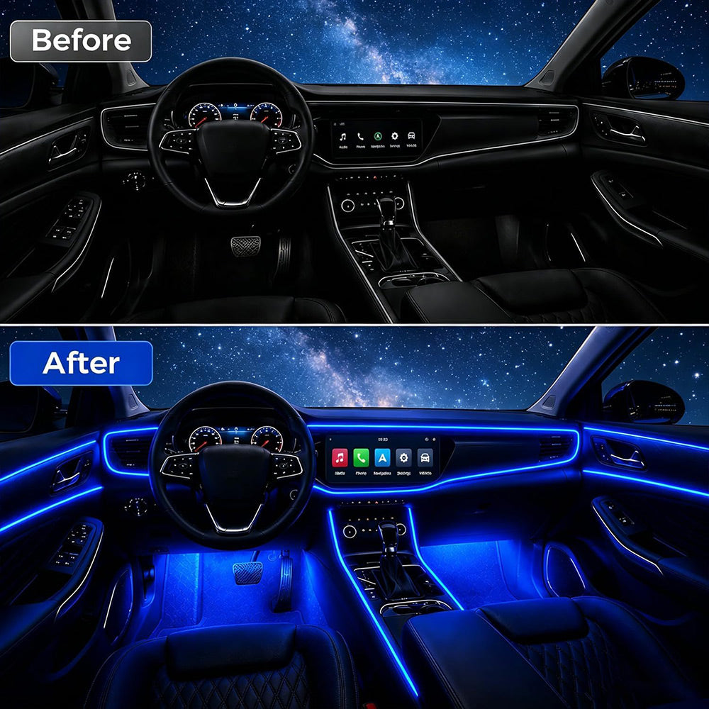 RGB Car Interior LED Ambient Strip Lights | AXLYMARK™