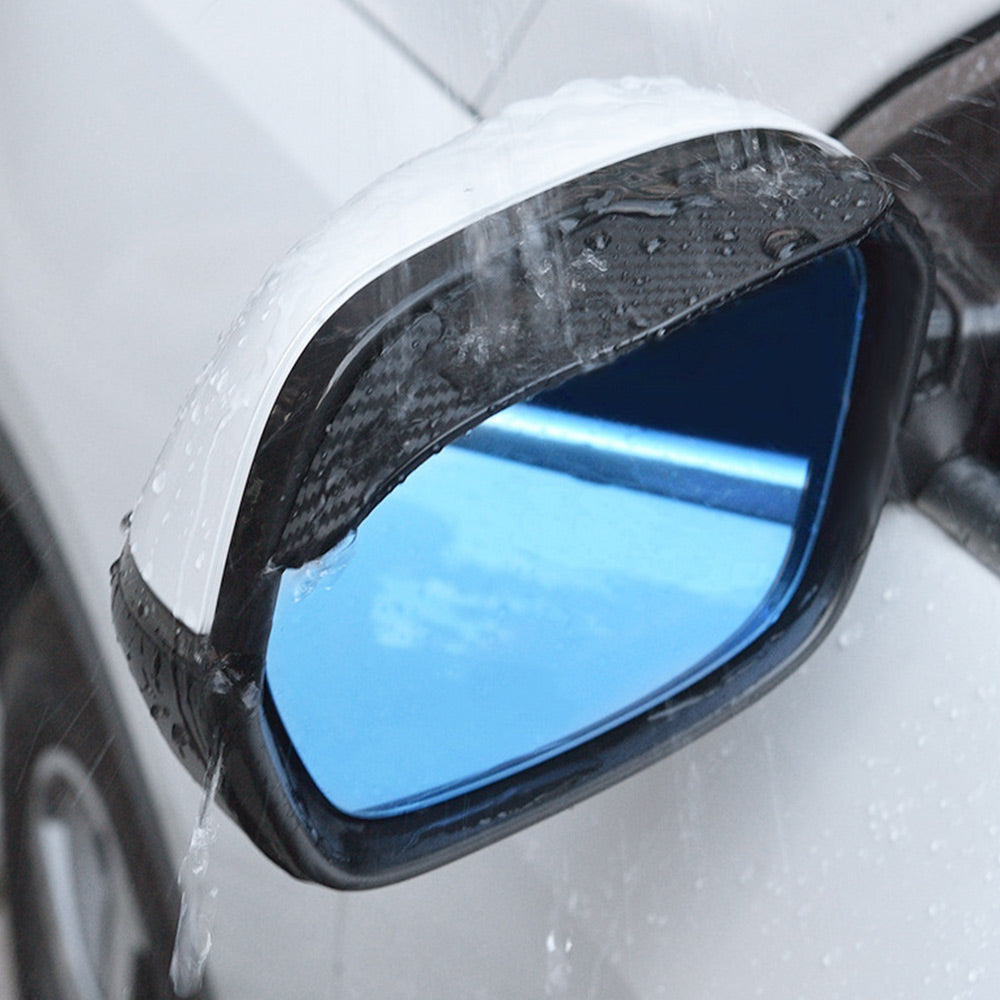Universal Carbon Fiber Car Side Rearview Mirror Rain Eyebrow Guard | AXLYMARK™