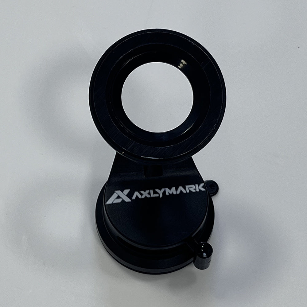 AXLYMARK Universal 360° Adjustable Magnetic Vacuum Phone Holder for Car and Shower, Compatible with iPhone and Smartphones